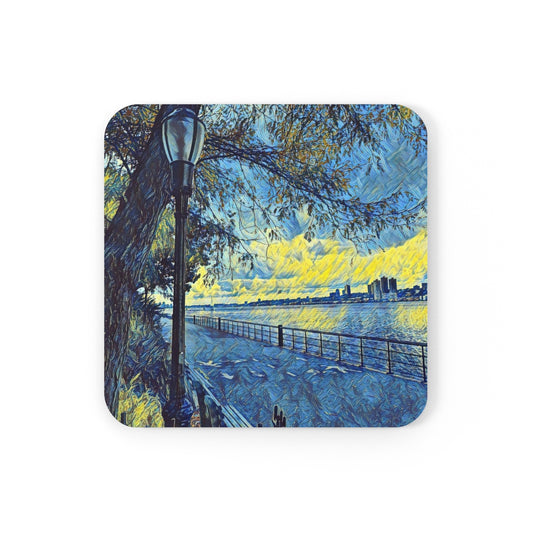 Corkwood Coaster Set